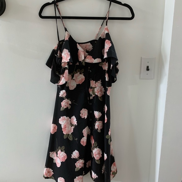 Midi length floral print dress - Picture 1 of 5